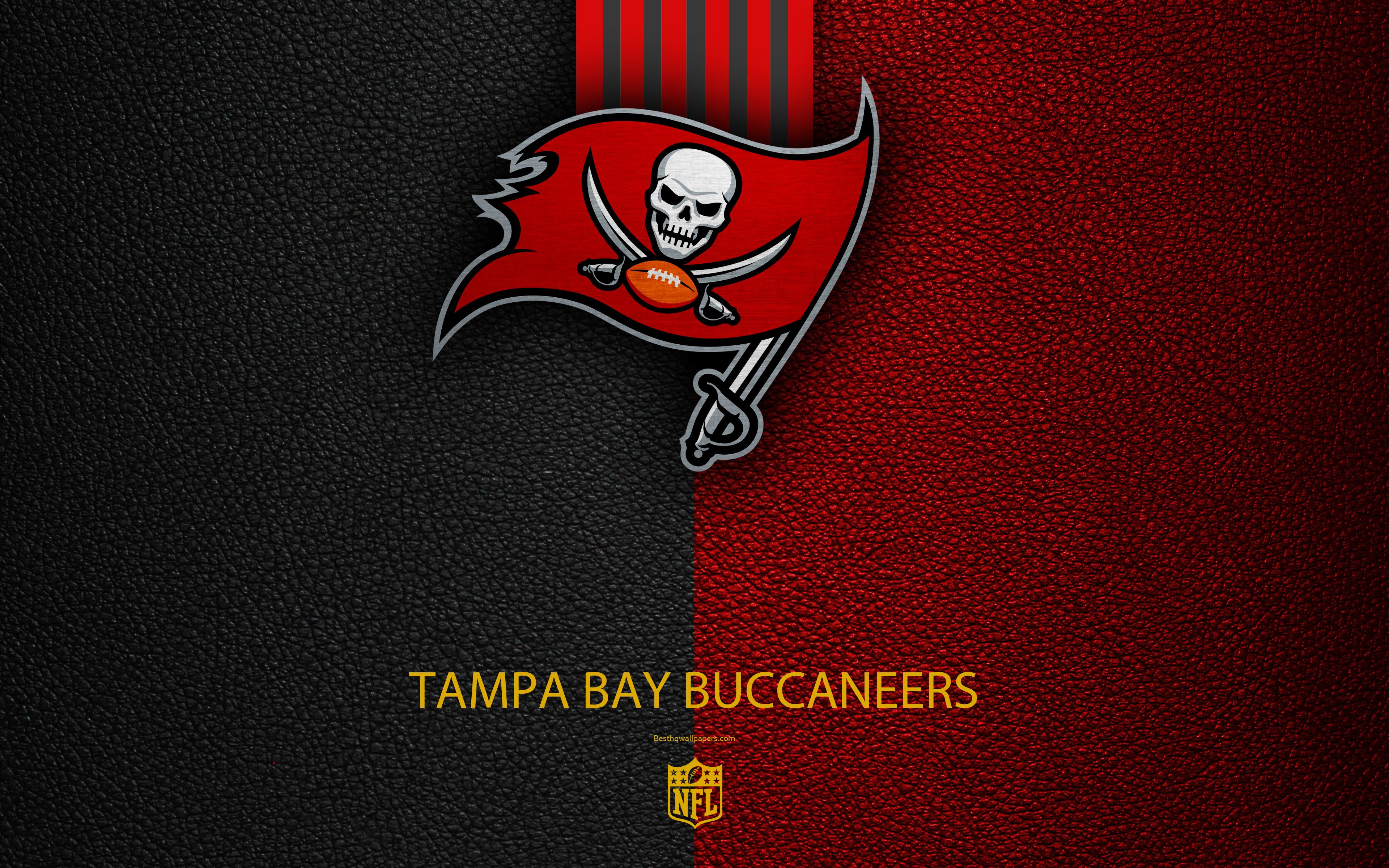 Download wallpaper Tampa Bay Buccaneers, 4k, american football