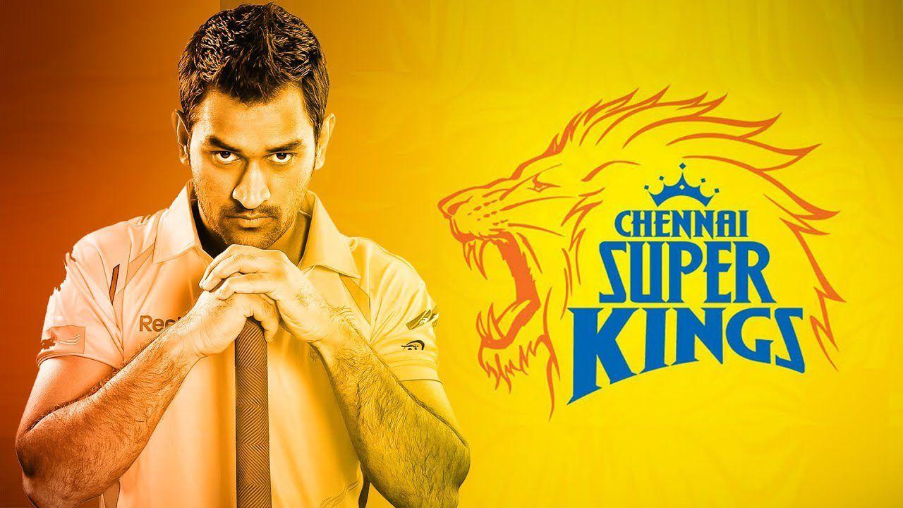 Download Ipl Csk Chennai Super Kings Logo Captain Dhoni HD Wallpaper