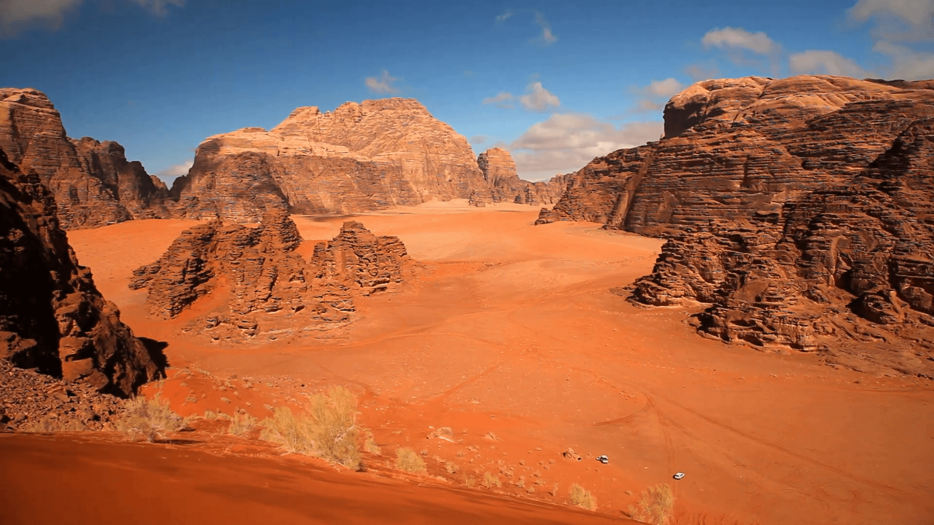 Wadi Rum desert, Jordan Stock Video Footage