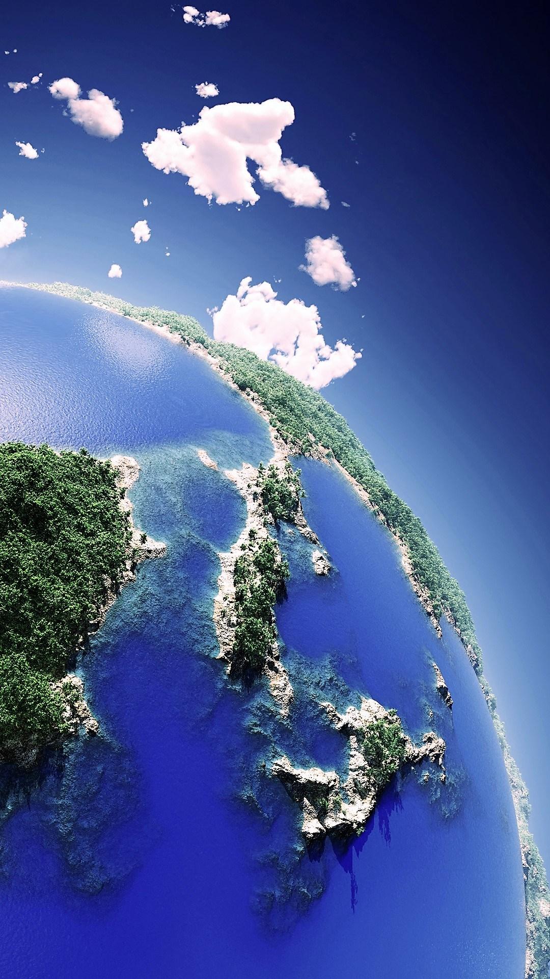 tropical paradise, aerial view wallpaper HD Desktop Wallpaper
