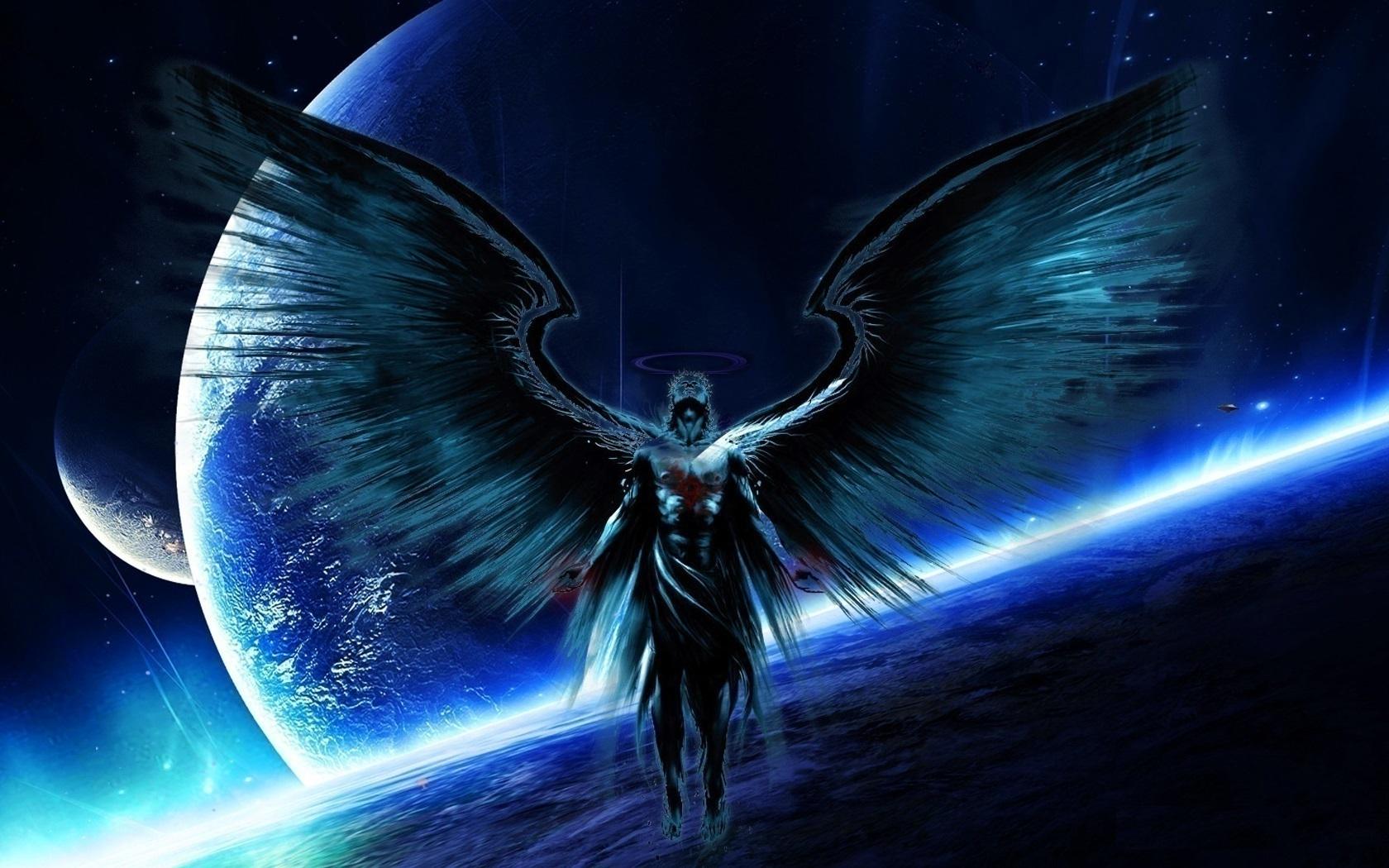 Amazing Dark Angel Wallpaper Deep Space Space, HD