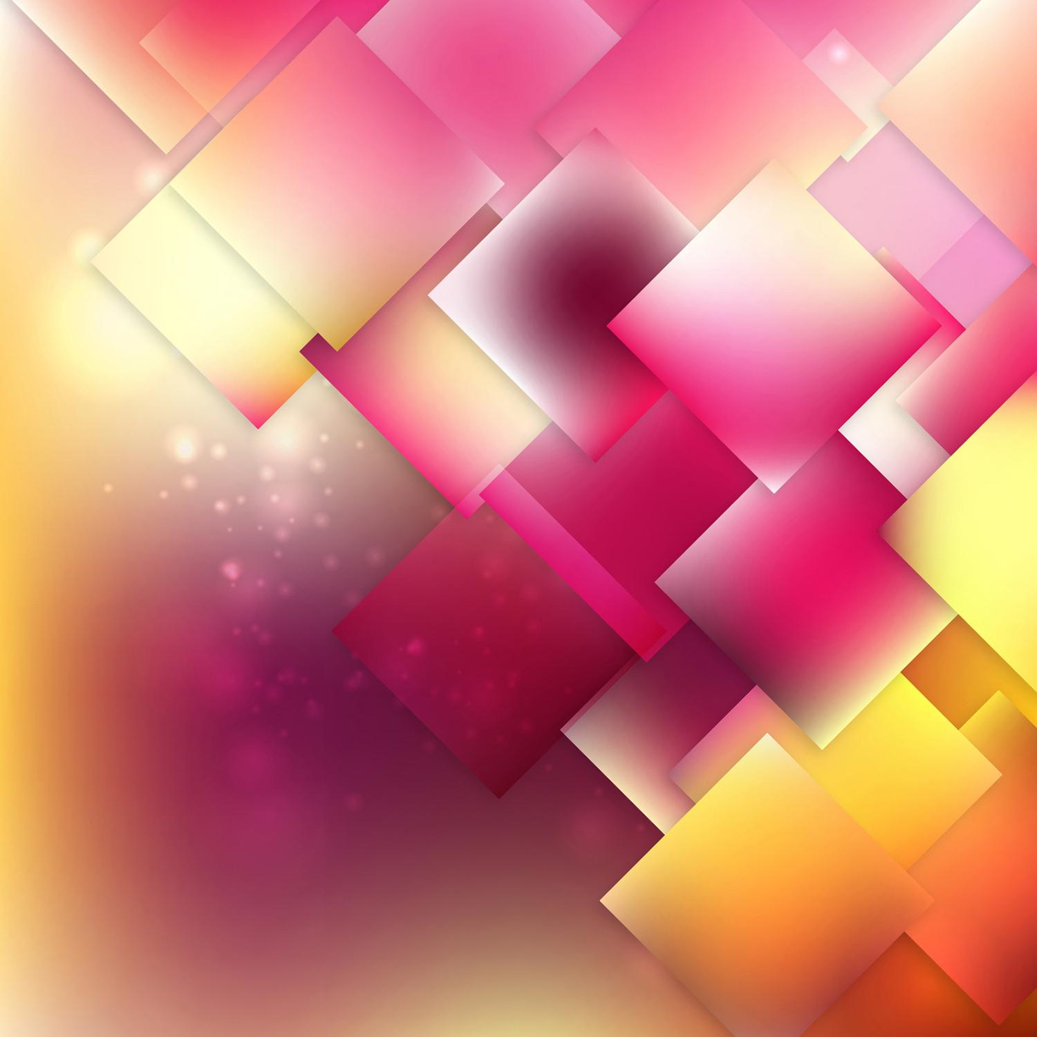 Buy 3D Abstract Pink with Yellow Orange Wallpaper Online in India at