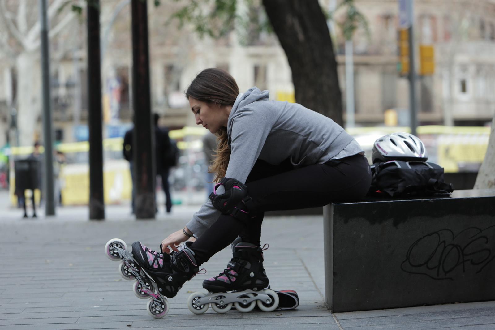 Girl & Skates