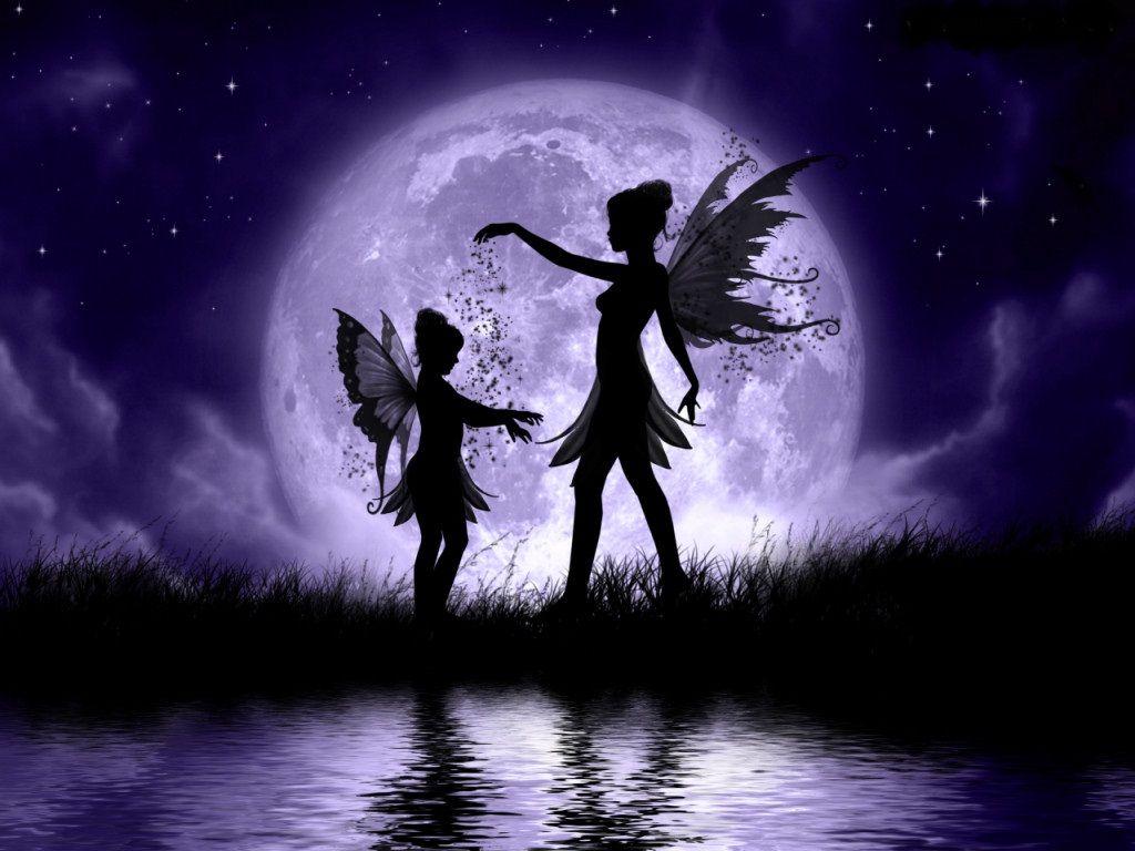 Sad Fairy Wallpaper. Fairy sisters, beautiful, clouds, fairies