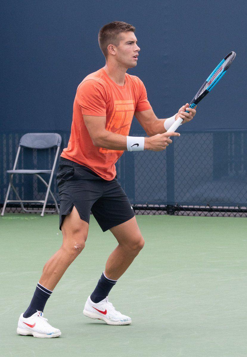 Tennis grip illustration from Borna Coric. World best tennis