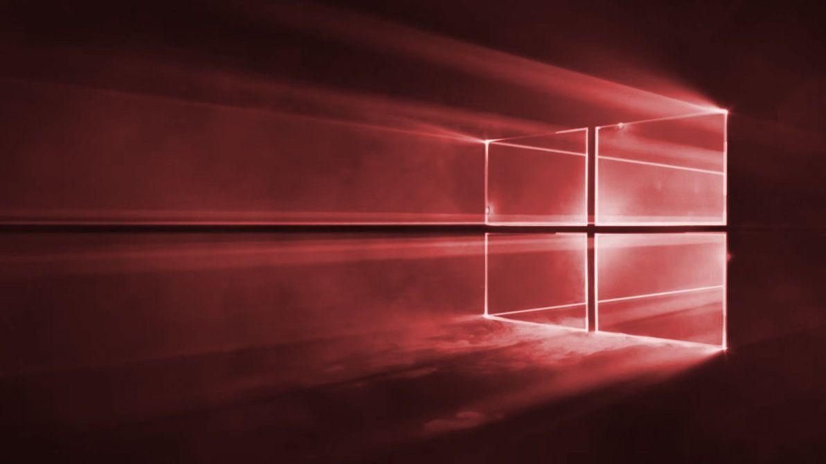 Windows 10 Red Wallpaper 1366x768walpaperlist.com