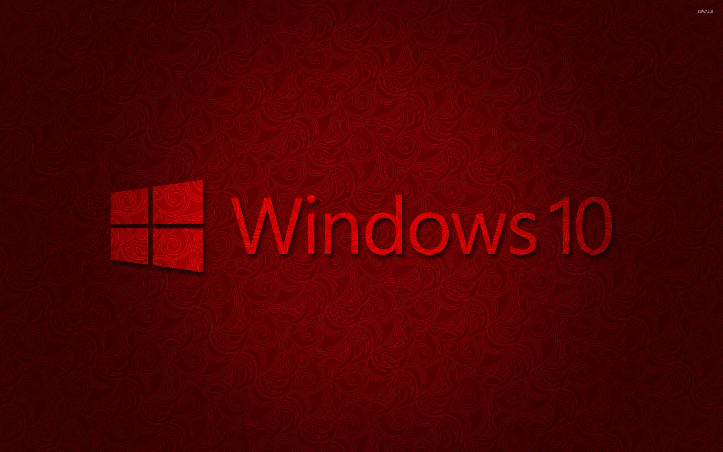 windows 10 red and black themes