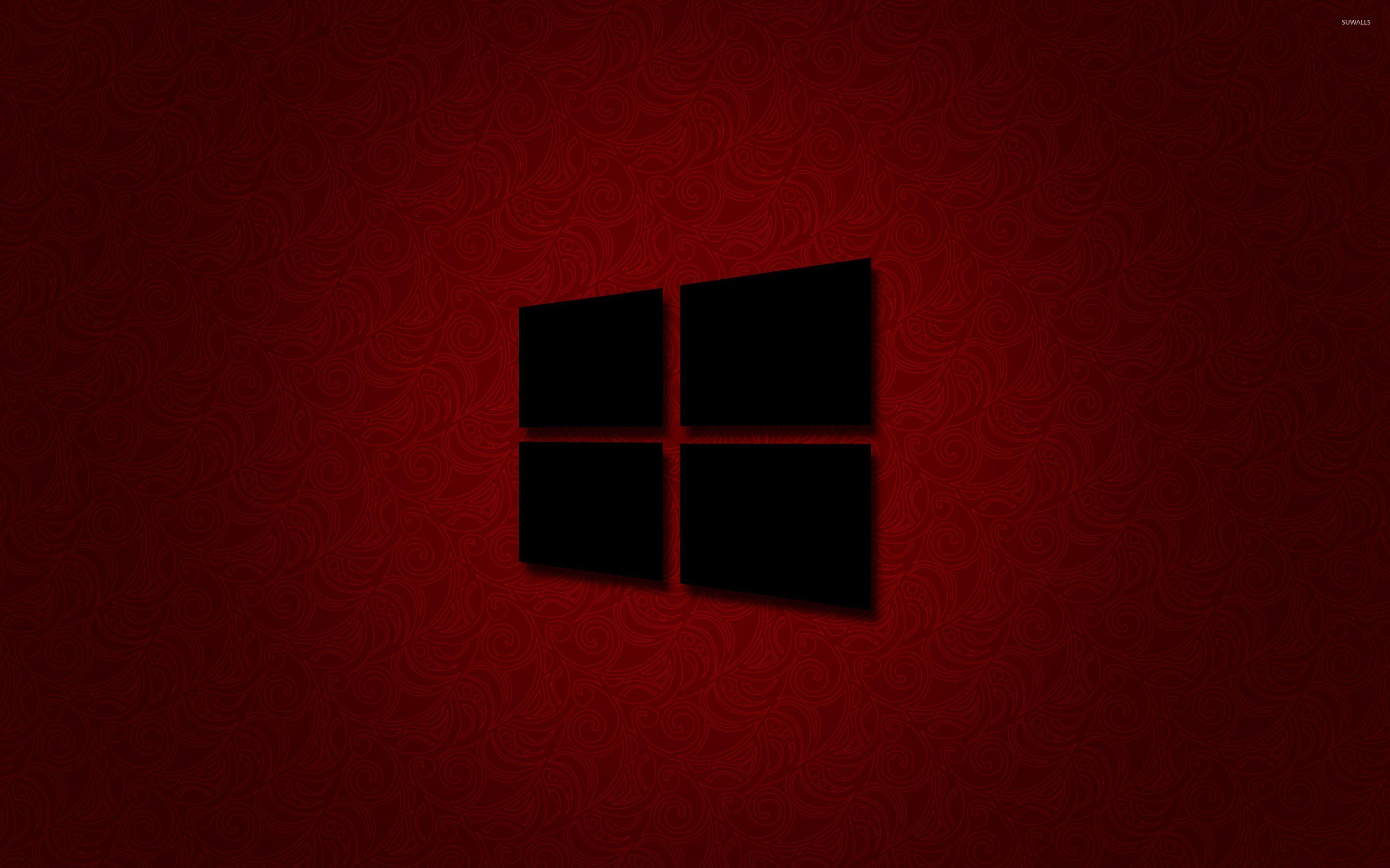 Windows 10 Wallpaper Black And Redwalpaperlist.com