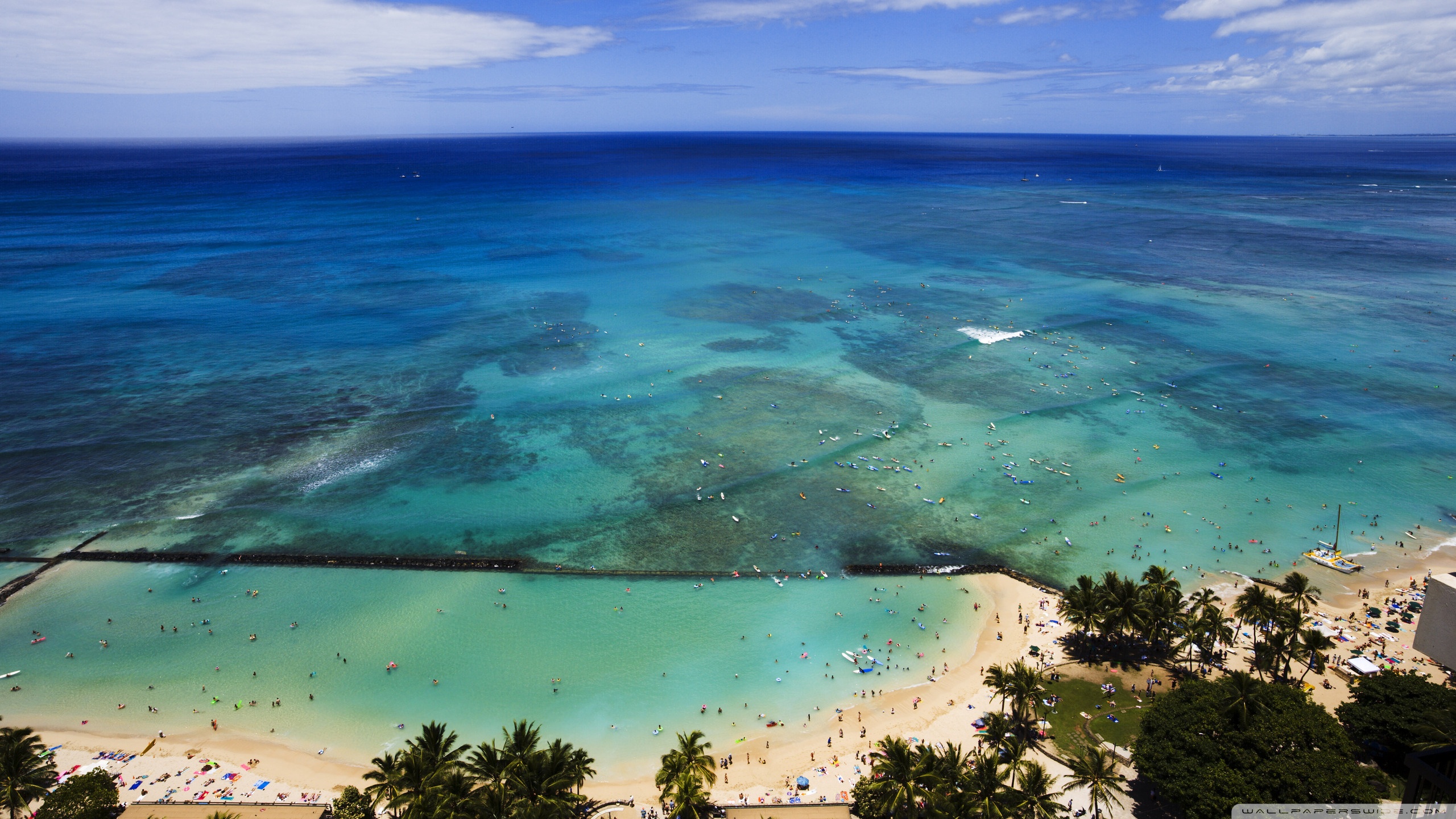 Aerial View Of Hawaii Beach ❤ 4K HD Desktop Wallpaper for 4K Ultra