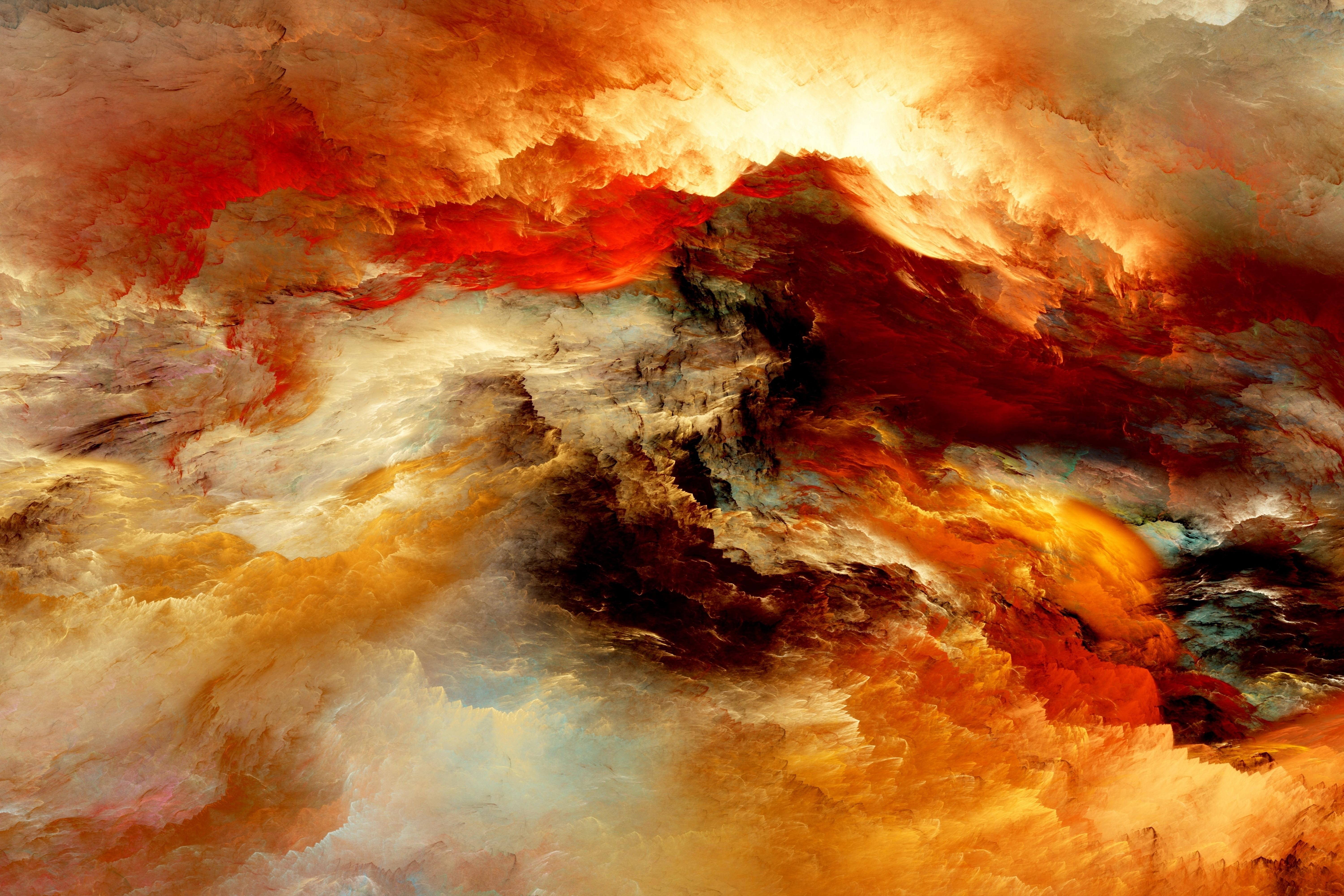 Colorful Clouds 5k Retina Ultra HD Wallpaper. Background Image