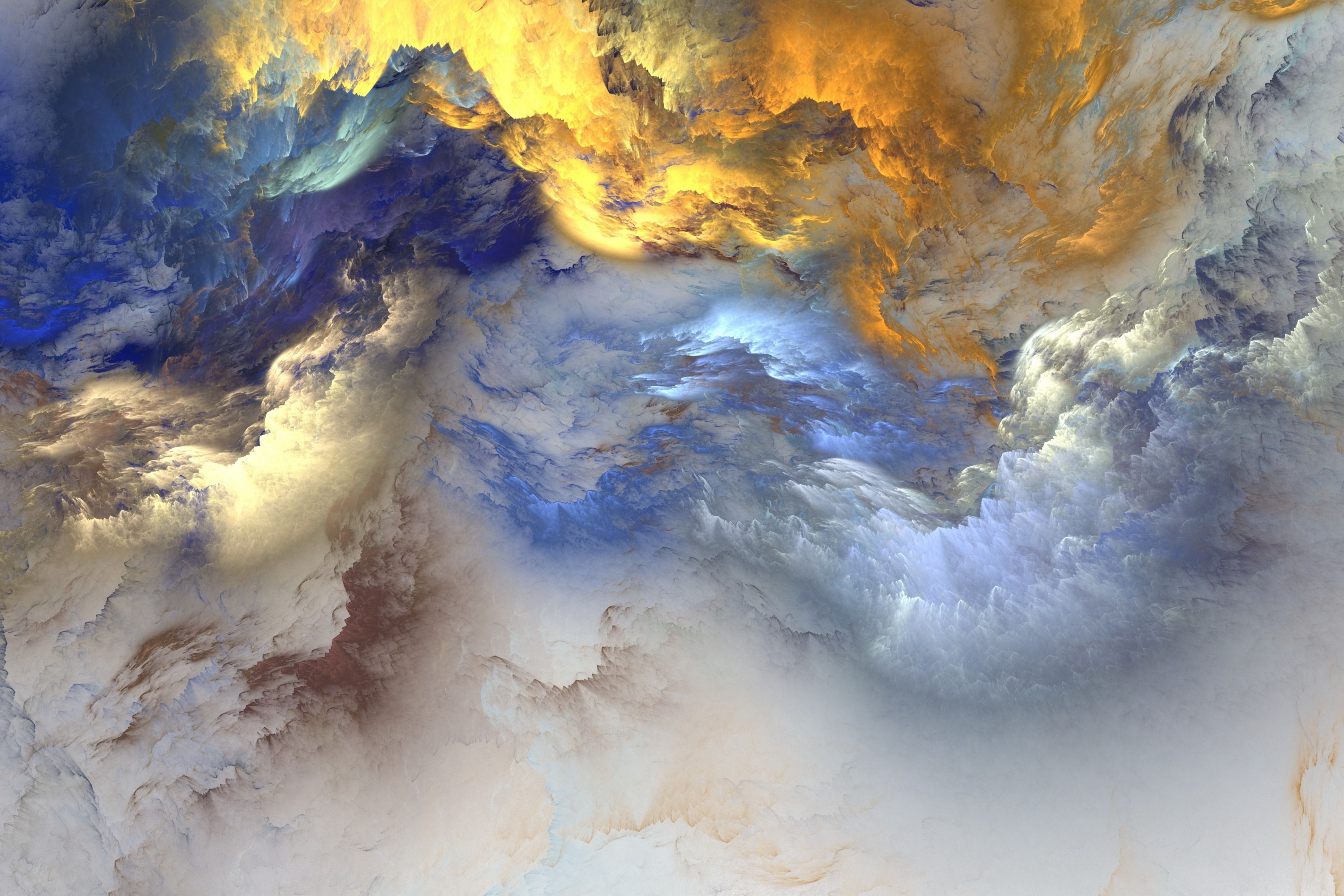 colorful clouds abstract wallpaper art full HD desktop wallpaper