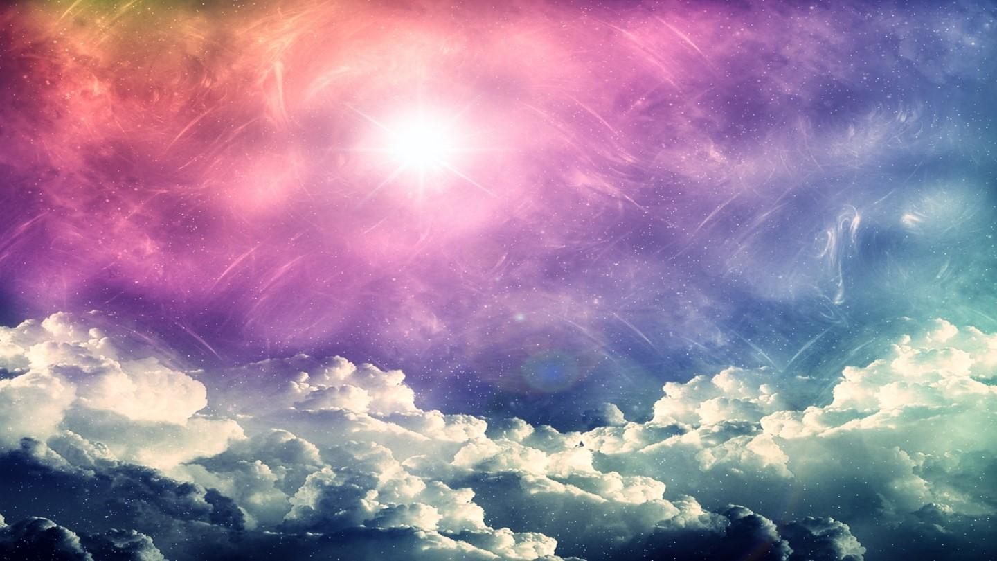 Colorful Clouds Tumblr Background (image in Collection)