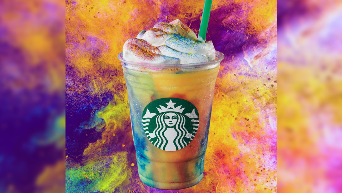 Starbucks Introduces Tie Dye Frappuccino For Limited Time