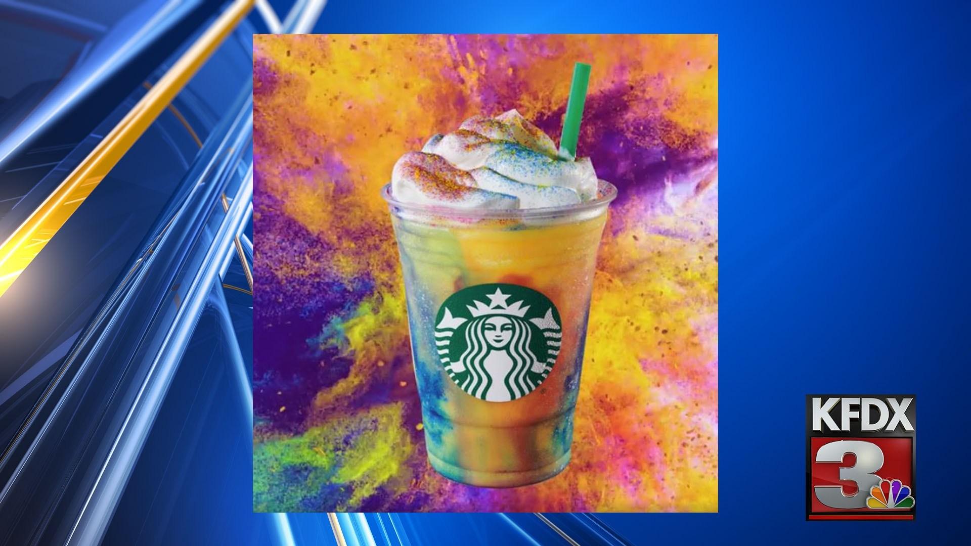 Starbucks Released Limited Time Only Tie Dye Frappuccino®