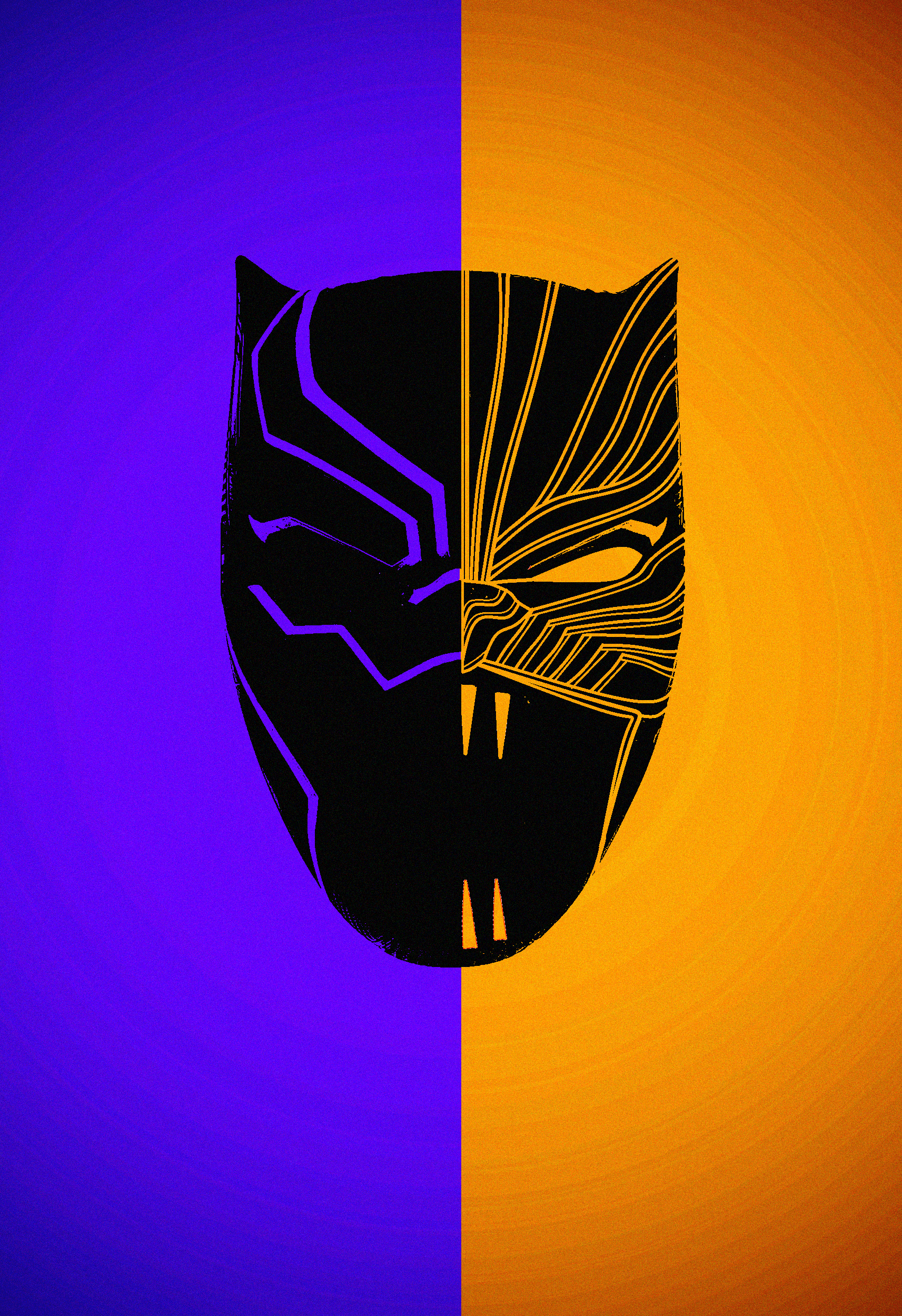 Black Panther Poster I made! Feat. The Gold Jaguar AKA Killmonger