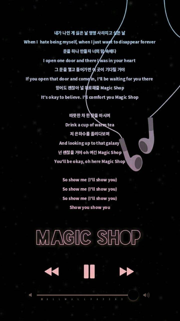 BTS magic shop Wallpaper