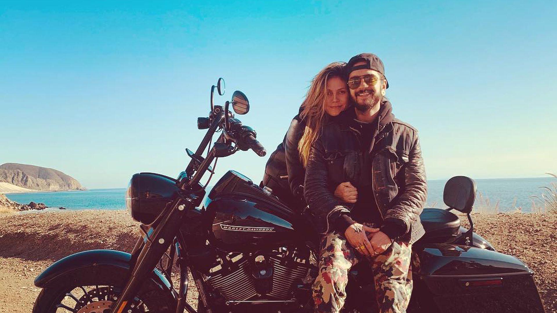 Heidi Klum becomes a real biker bride for her Tom
