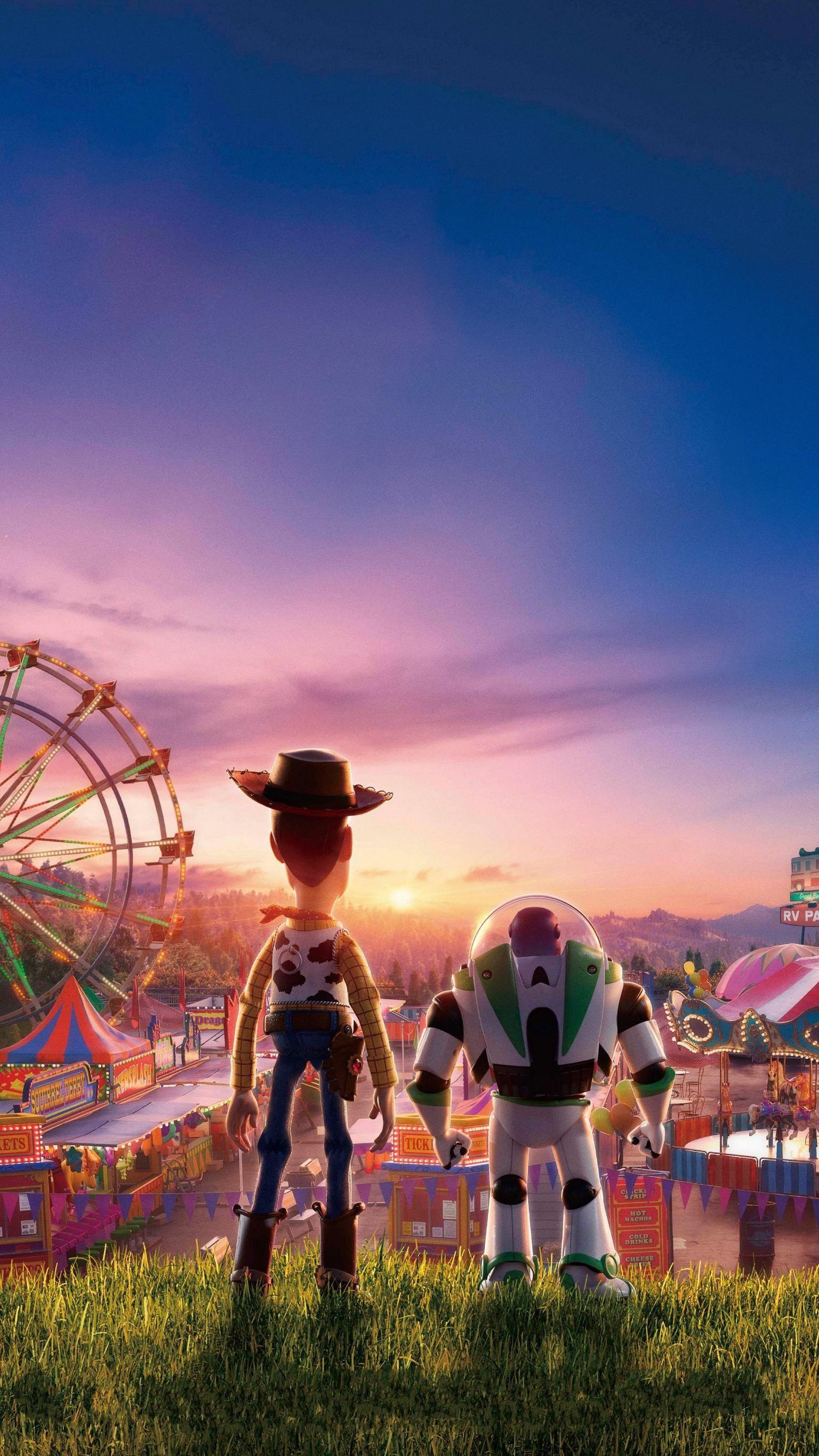 Toy Story 4 (2019) Phone Wallpaper. Wallpaper de filmes, Desenho animado disney, Papel de parede disney