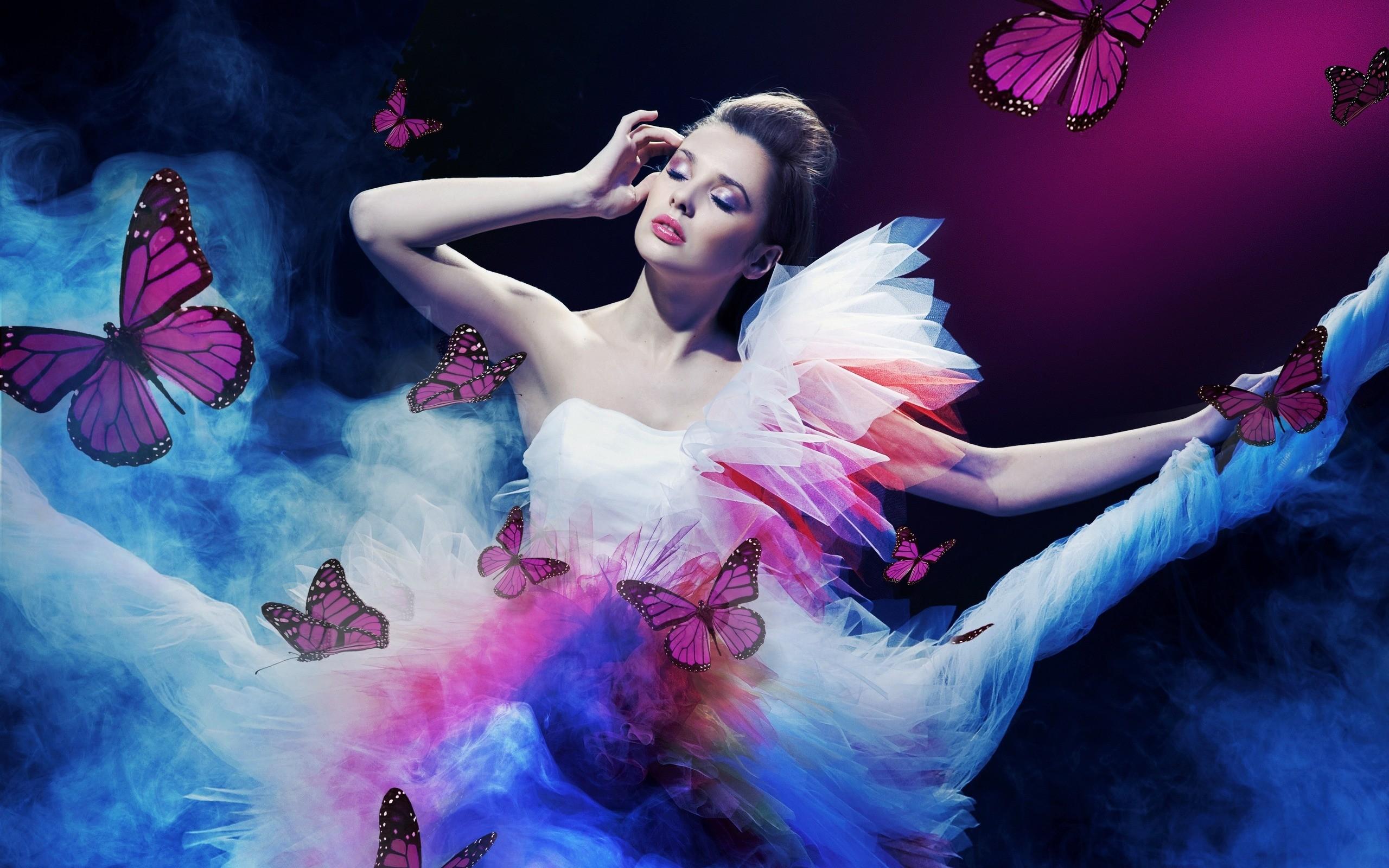 Butterfly Girl Wallpapers - Wallpaper Cave