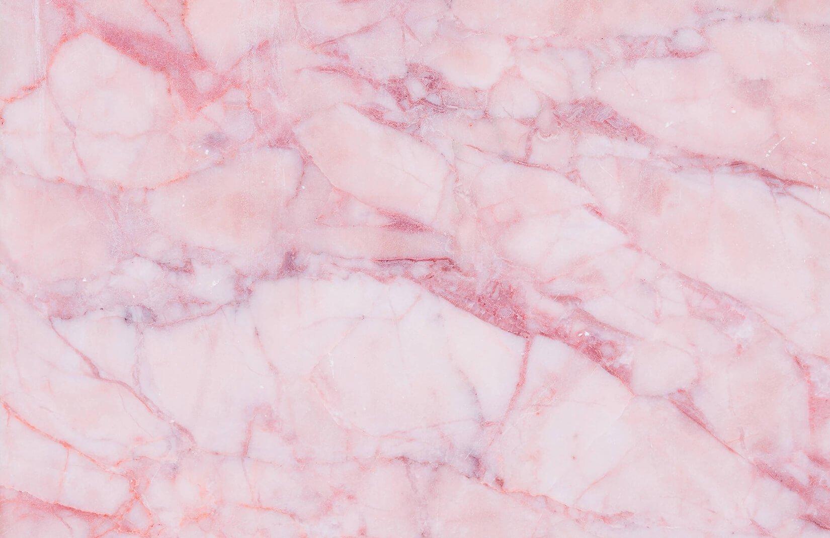 Pink Cracked Marble Wall Mural