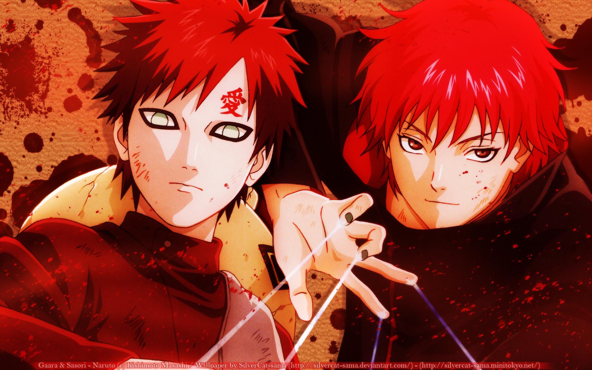 Download Gaara in the Anime series Naruto Wallpaper