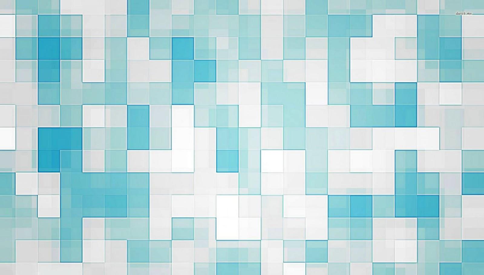 Blue Square Abstract Wallpaper HD