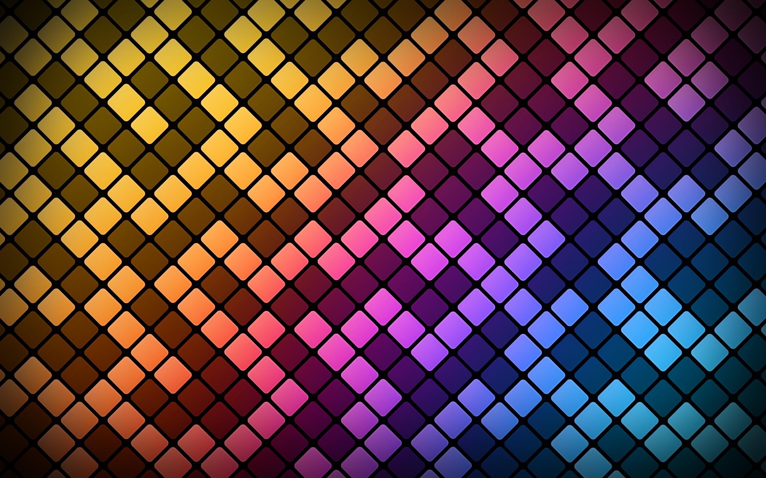 colorful pattern abstract square digital art lines wallpaper