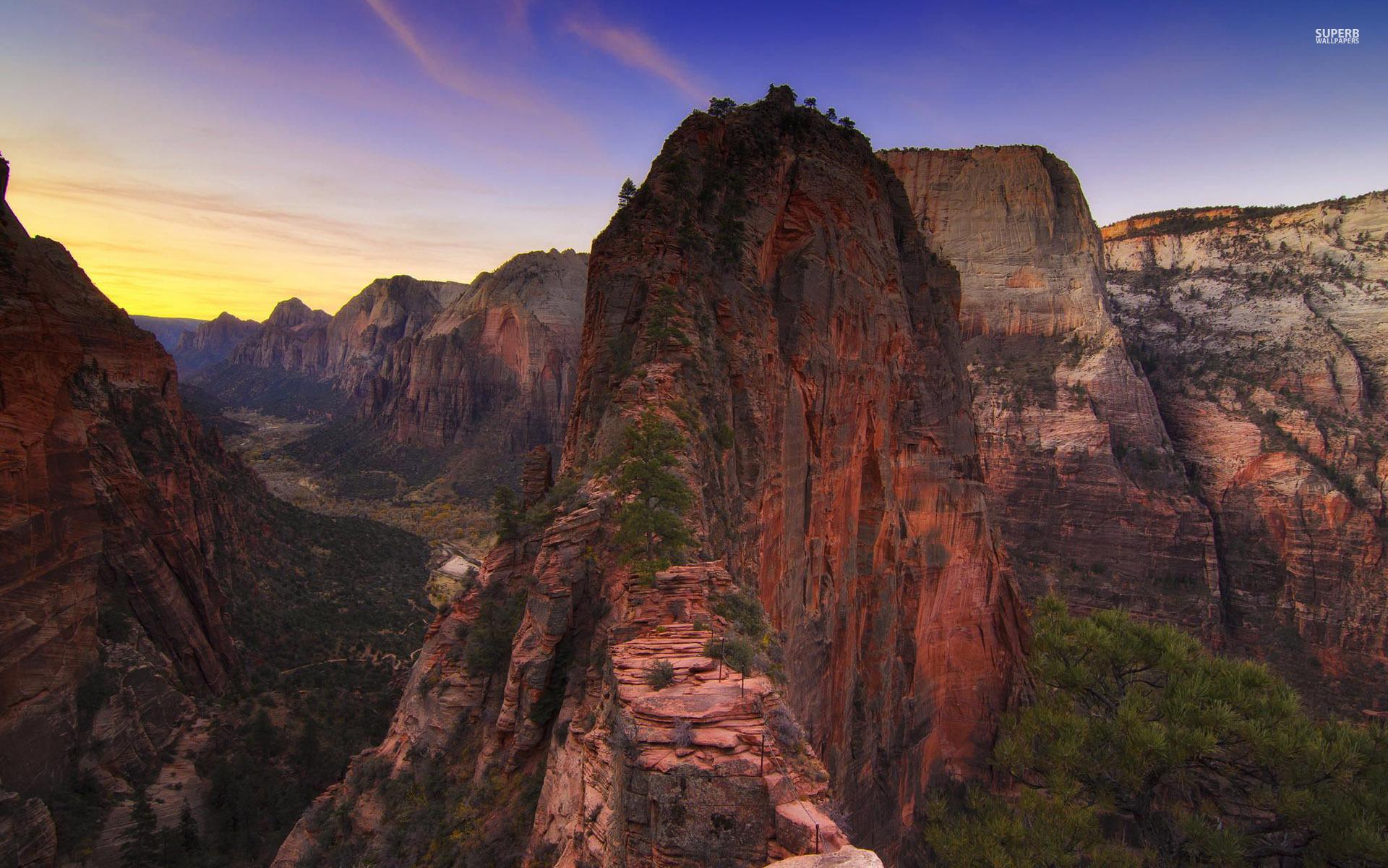 Zion National Park Summ HD Wallpaper, Background Image