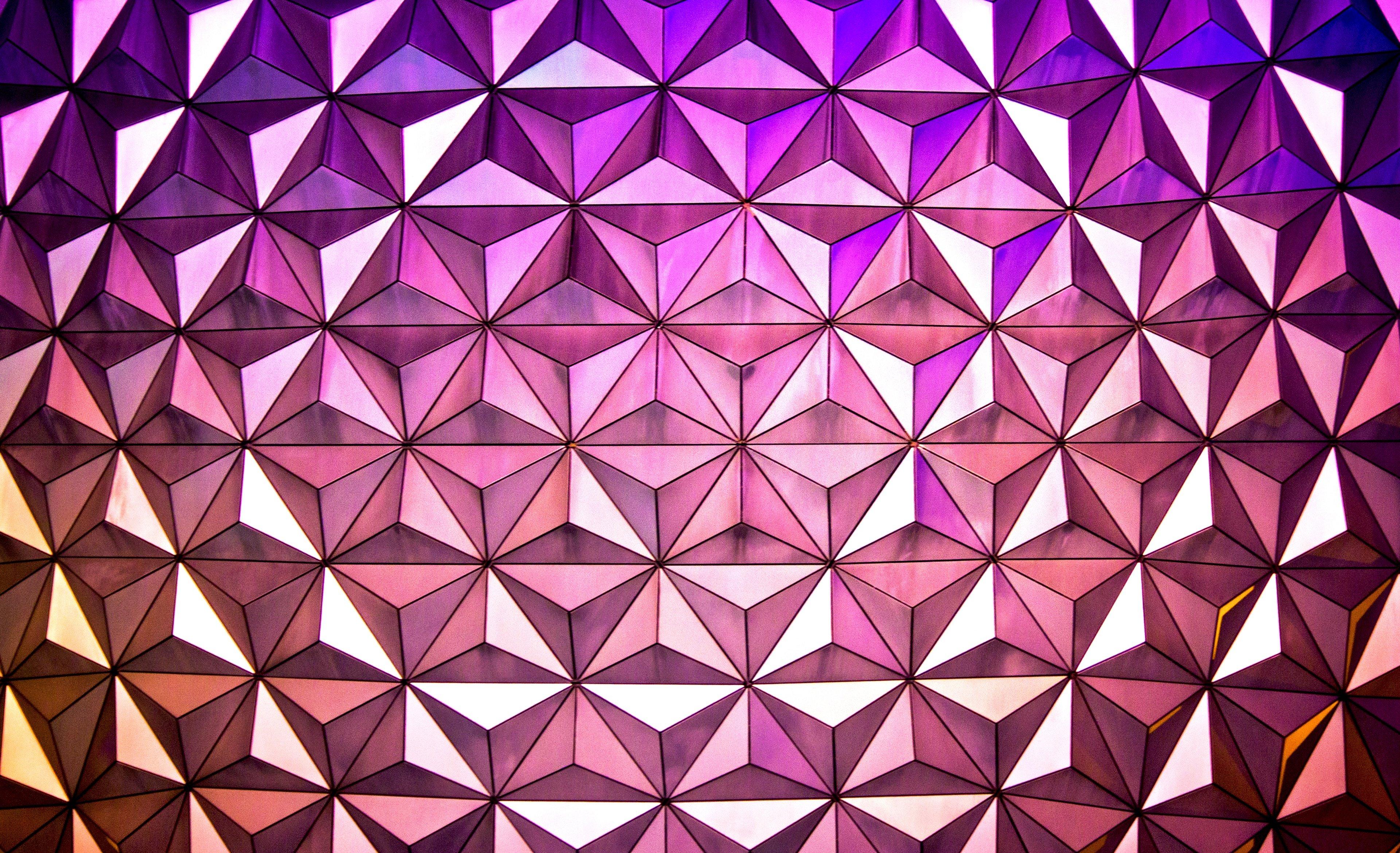 Purple, Magic Kingdom, Design, Symmetry, Pattern HD Wallpaper