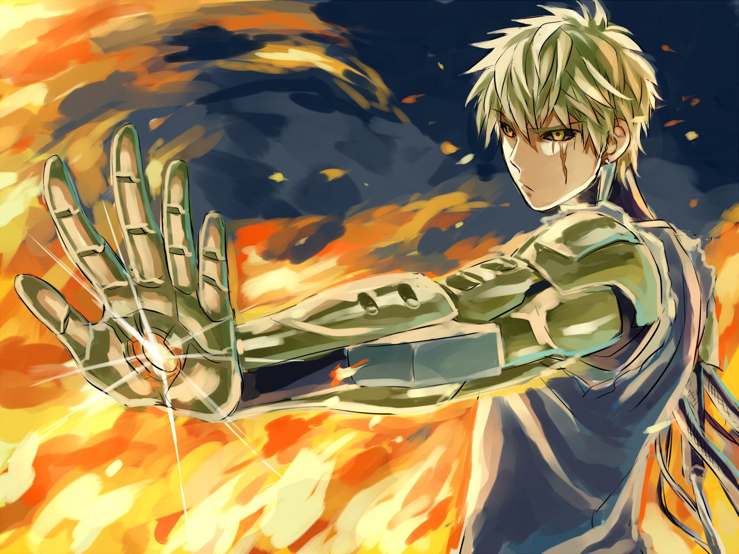 Saitama Genos One Punch Man HD 4K Wallpaper #6.3080