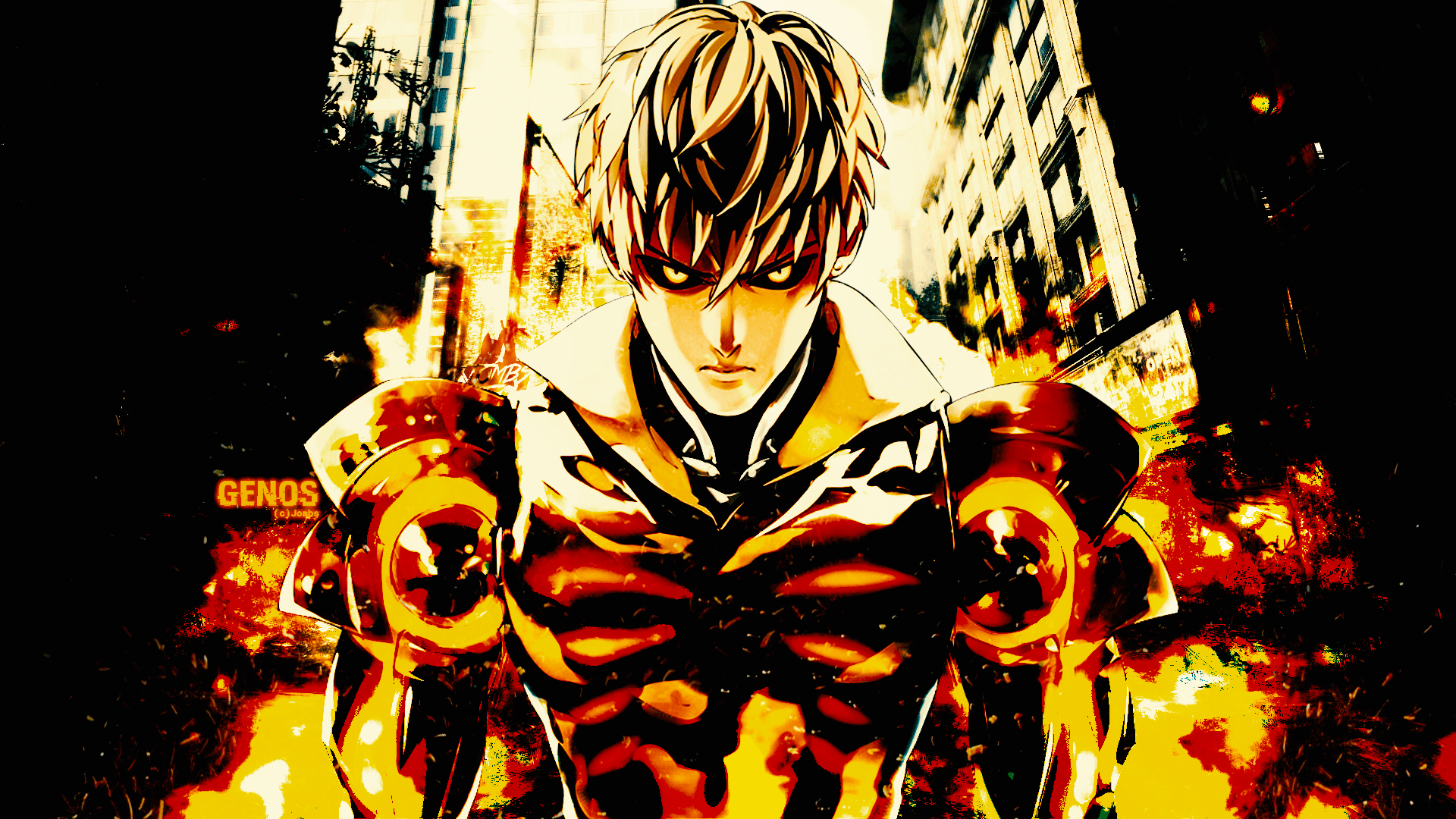 Genos One Punch Man Resolution  Anime   and Background HD phone  wallpaper  Pxfuel