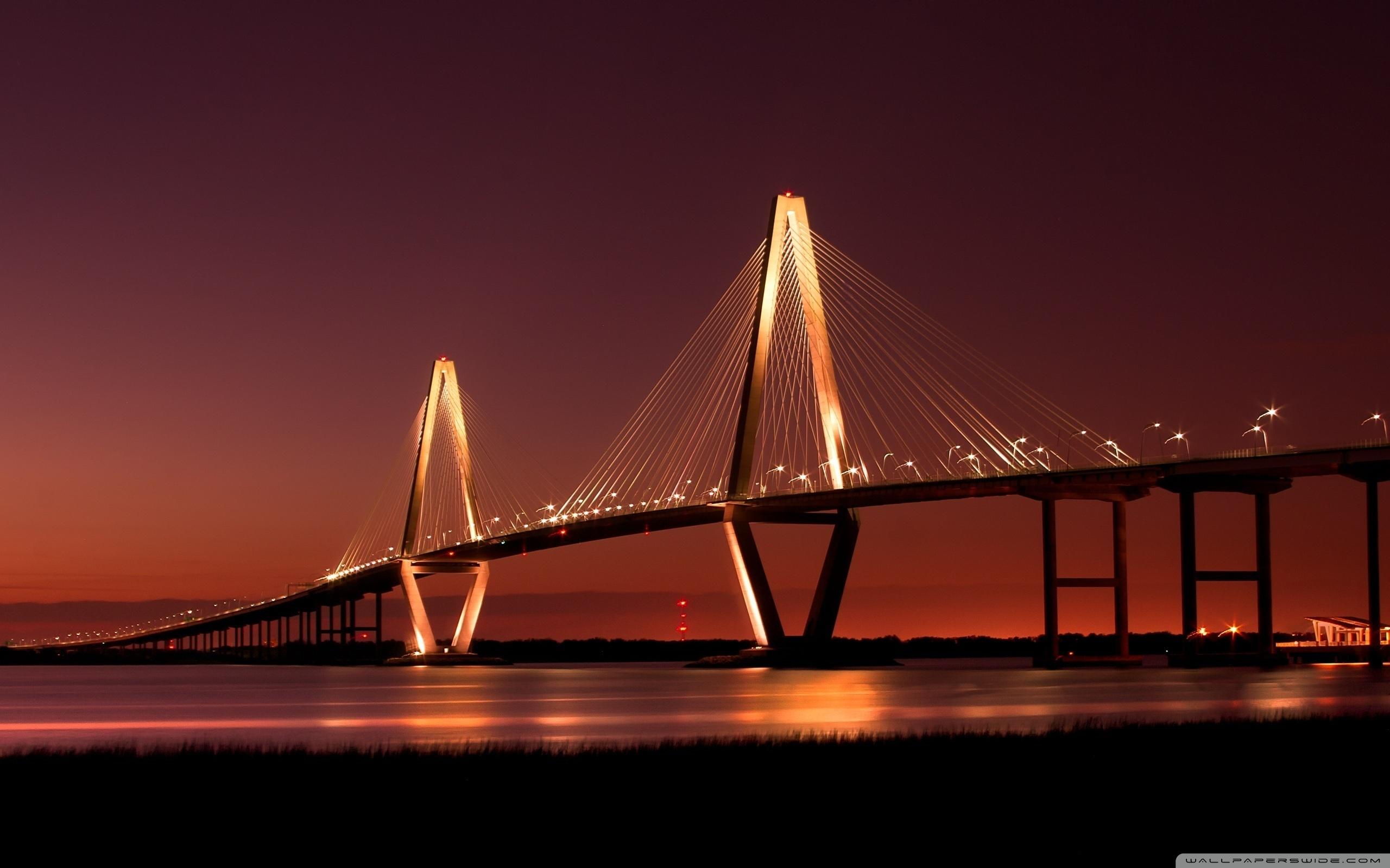 Cooper River Bridge ❤ 4K HD Desktop Wallpaper for 4K Ultra HD TV