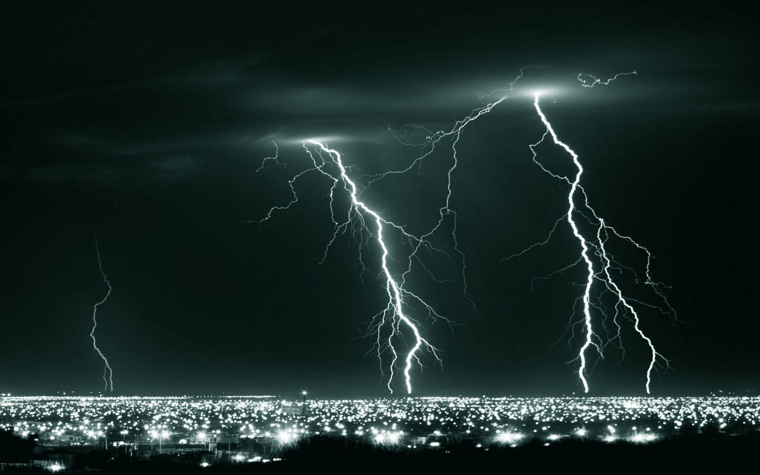 Lightning Strikes Wallpaper. tags storm at night lightning storm