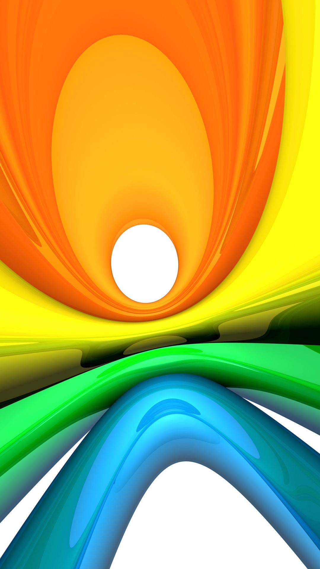 Wallpaper for Galaxy Colorful Shapes