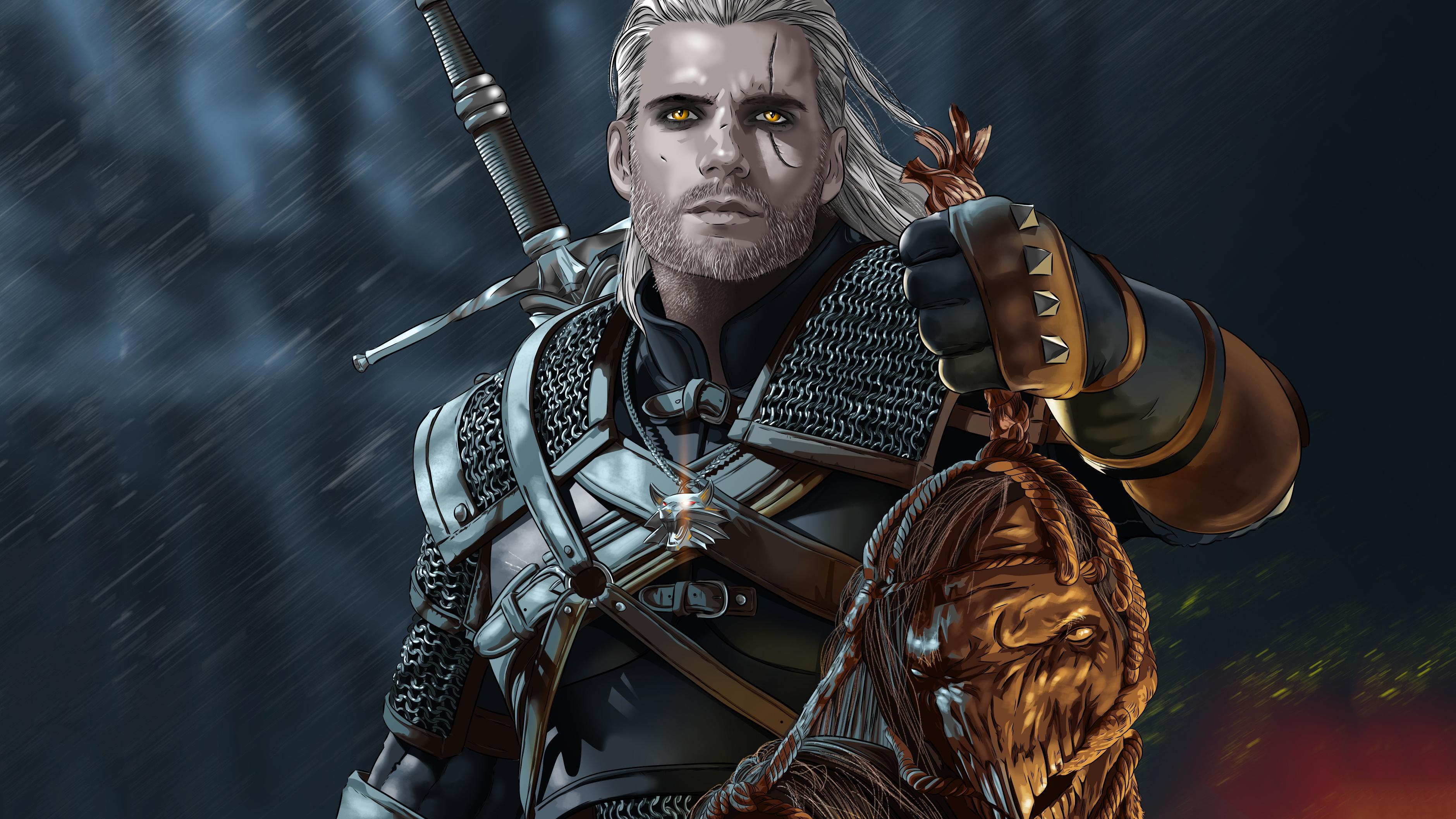 Henry Cavill As Geralt Of Rivia, HD Tv Shows, 4k Wallpaper, Image