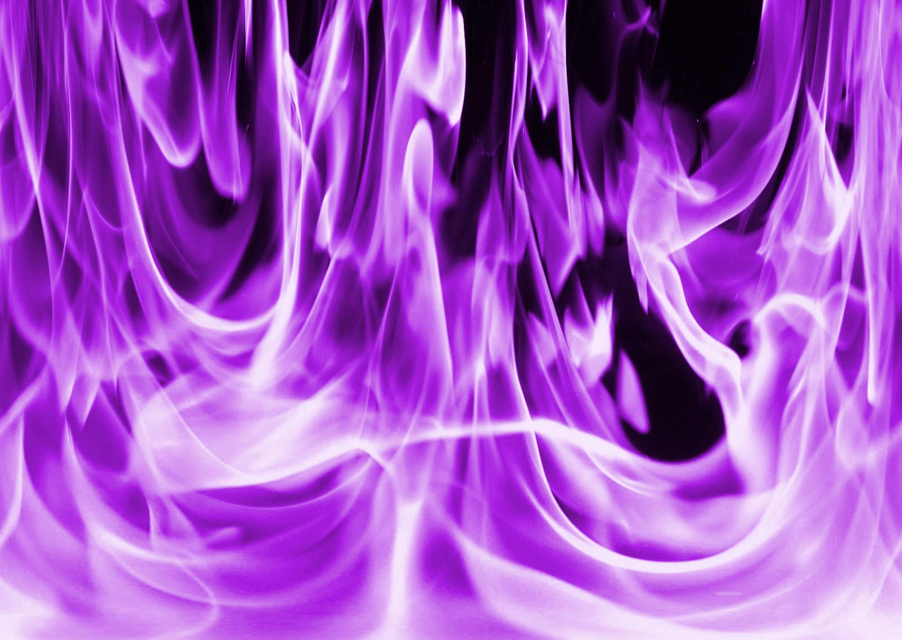 Purple Flames Wallpaper