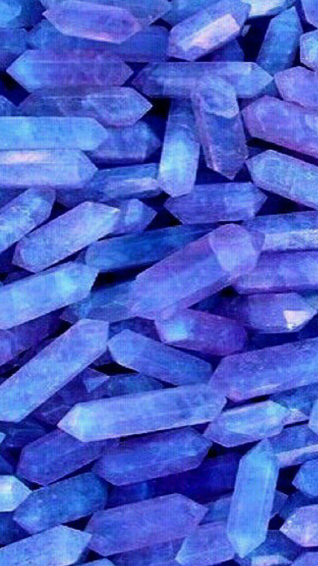 Purple Neon Crystal Stone Wallpapers - Wallpaper Cave