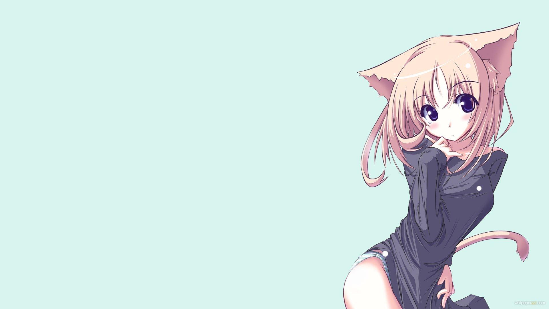 Good Download 2200X1445 Anime Girl, Cat Girl, Animal Ears, Scarf