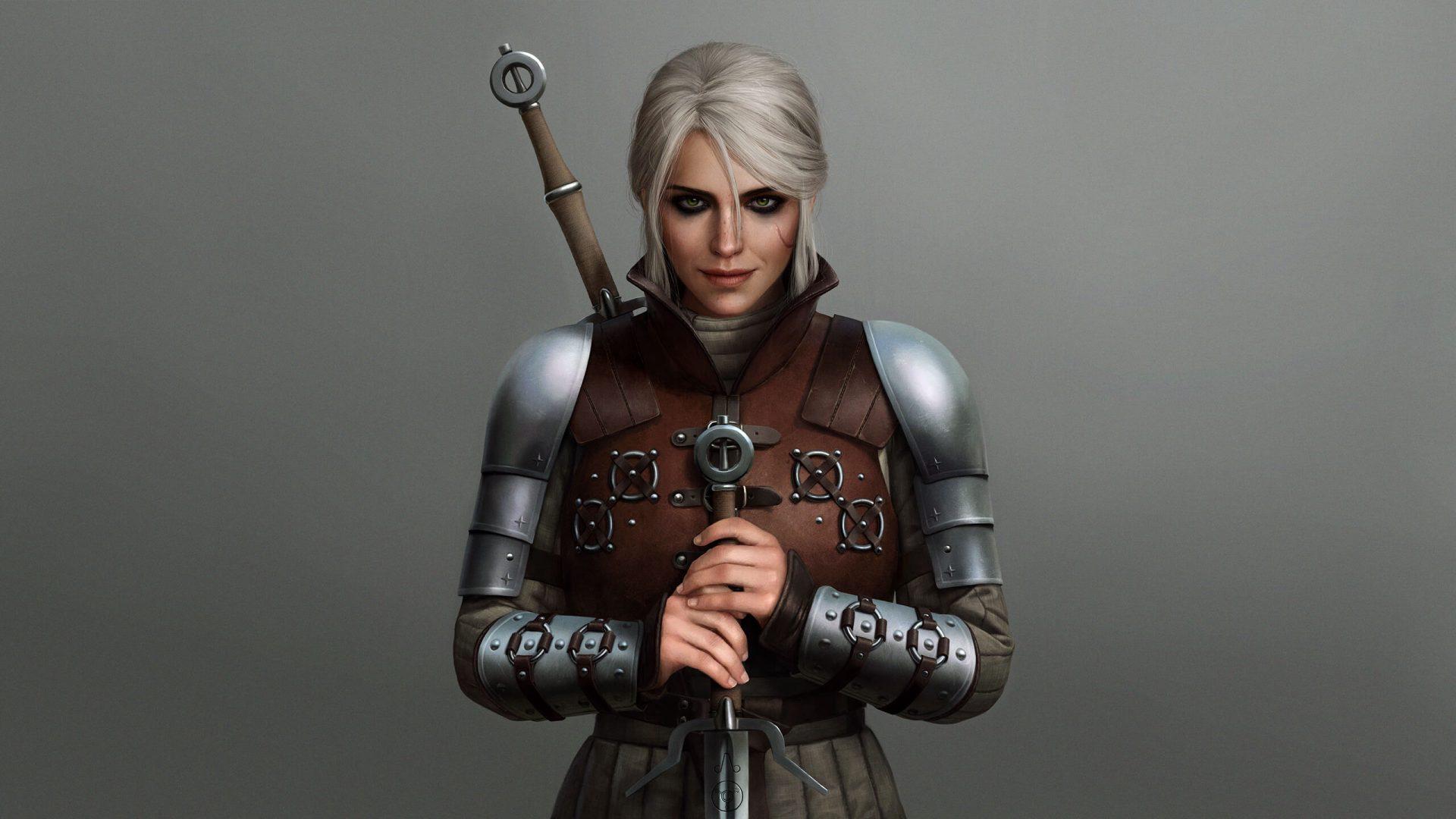 Ciri The Witcher 3 4k gaming wallpaper HD