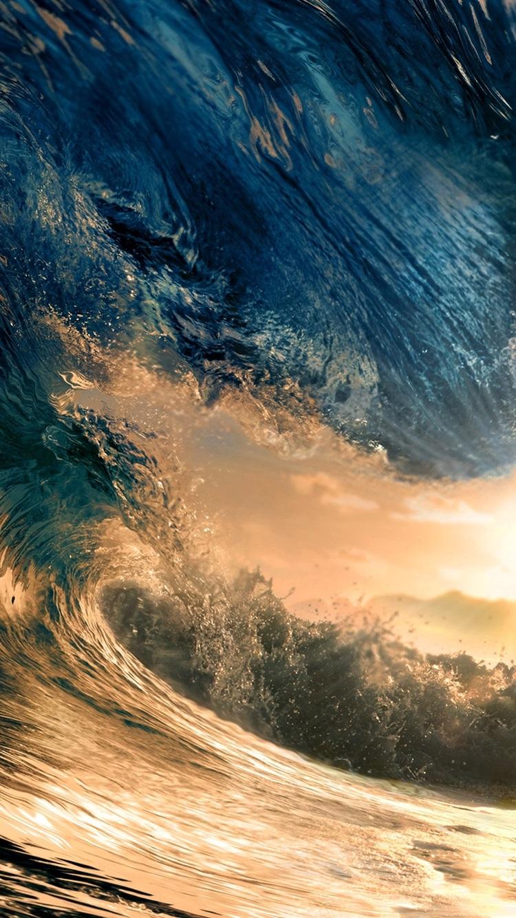 Wallpaper Big wave, sea, sun 2880x1800 HD Picture, Image