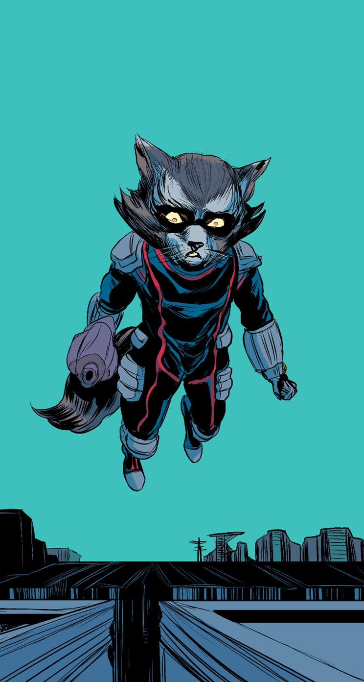Download the galaxy iphone wallpaper 9 rocket raccoon laser time