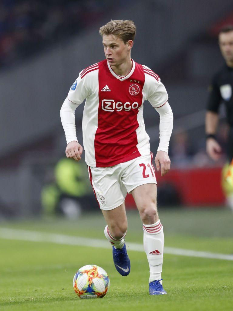Frenkie de Jong of Ajax during the Dutch Eredivisie match between