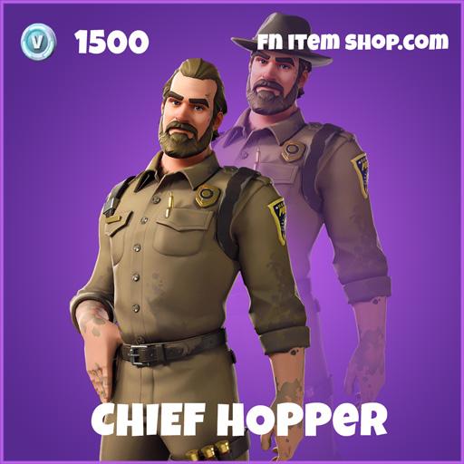Chief Hopper Fortnite wallpaper