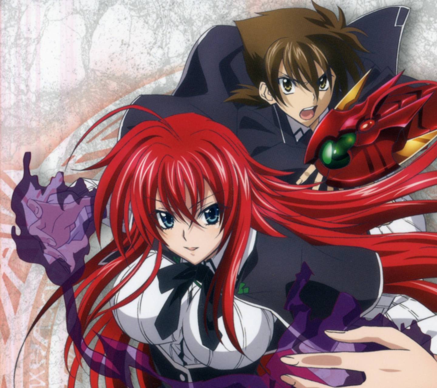 Rias and Issei wallpaper