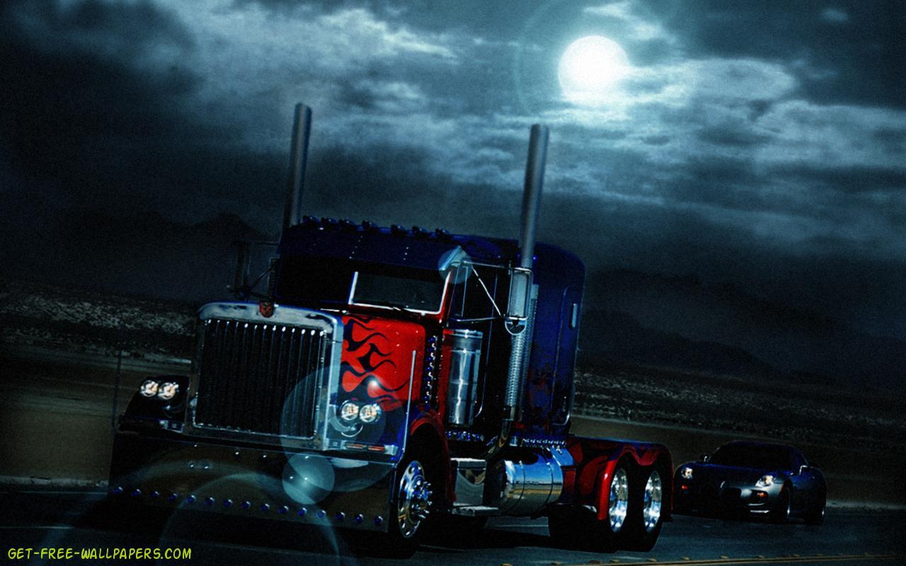 Optimus Prime Truck Wallpaper
