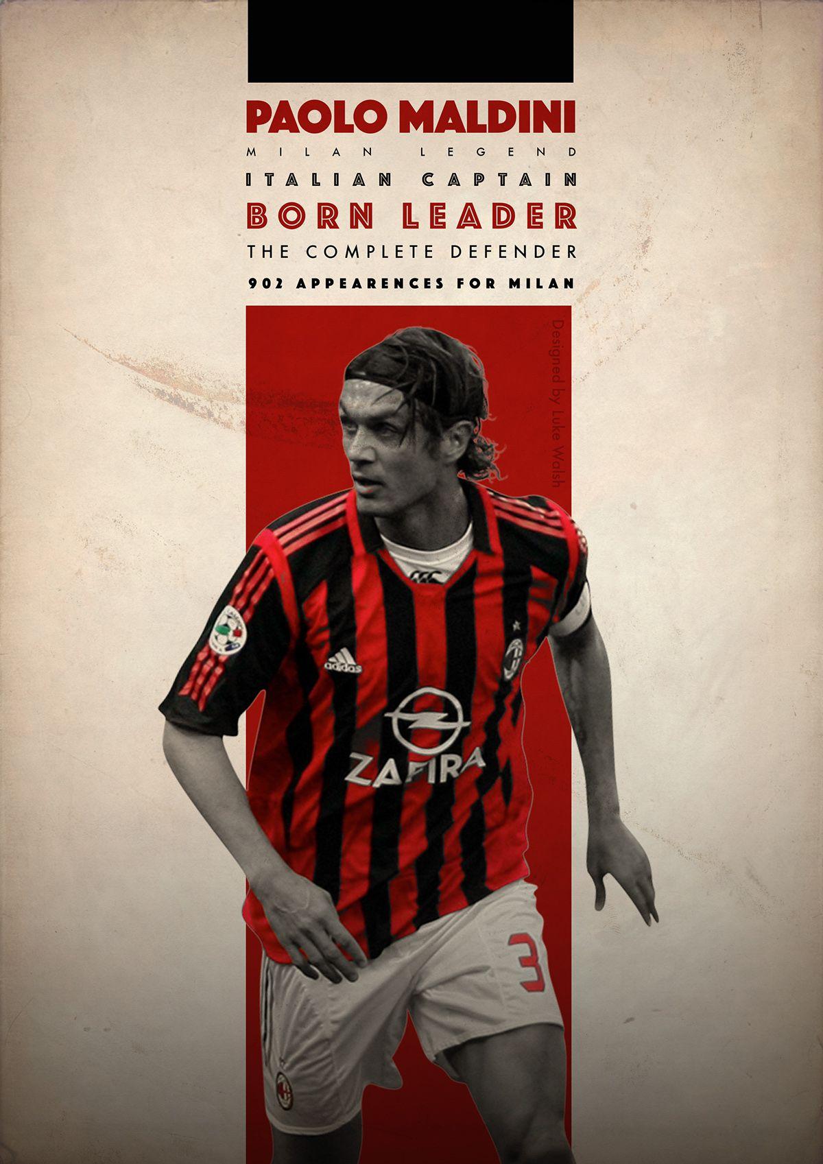 Football Legends Maldini.C. Milan. Sport