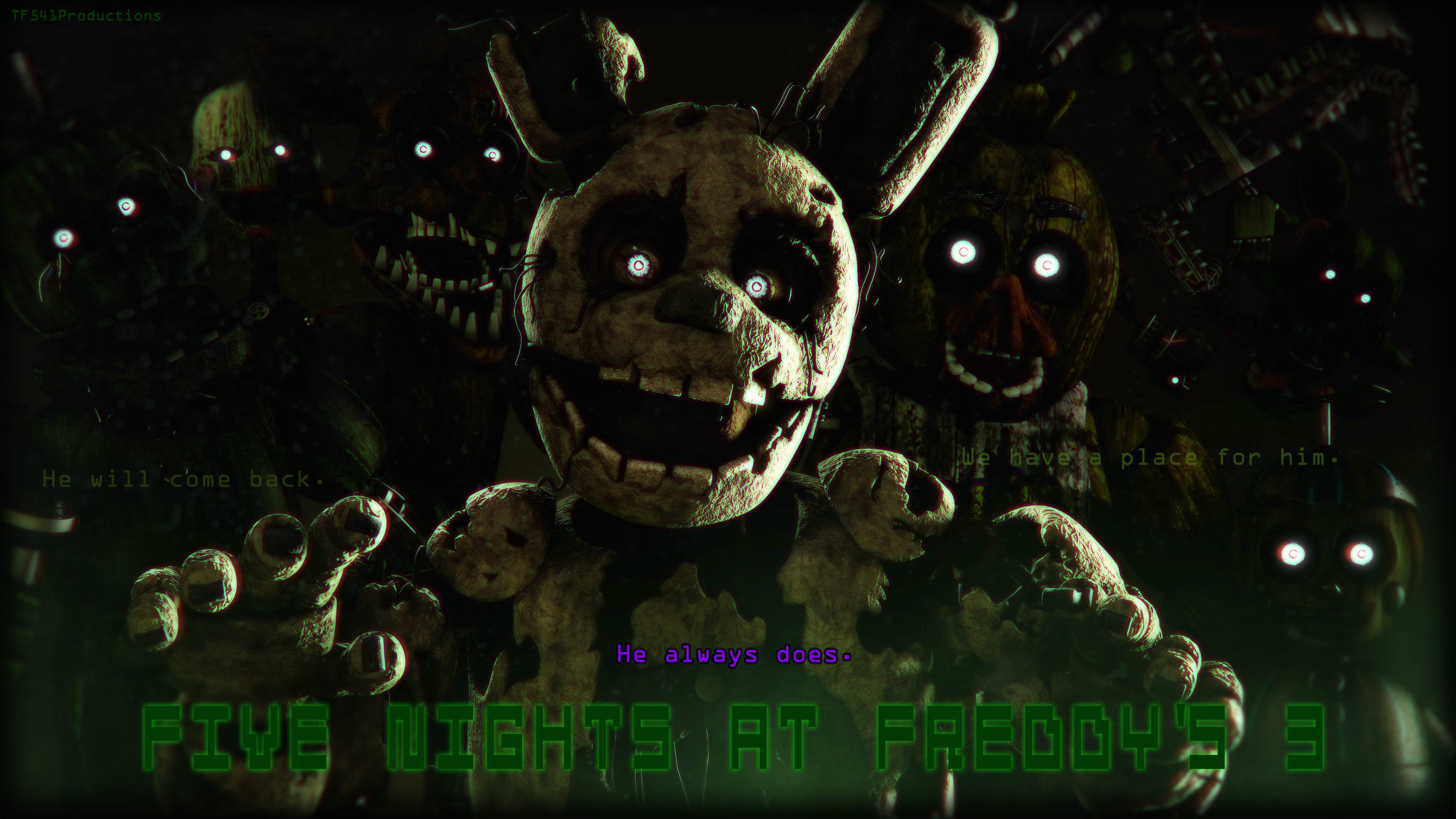 Someone want a fnaf AR springtrap render wallpaper for cellphones  Scene  modelled by meSpringtrap Model by illumixRender and effects by me   rfivenightsatfreddys