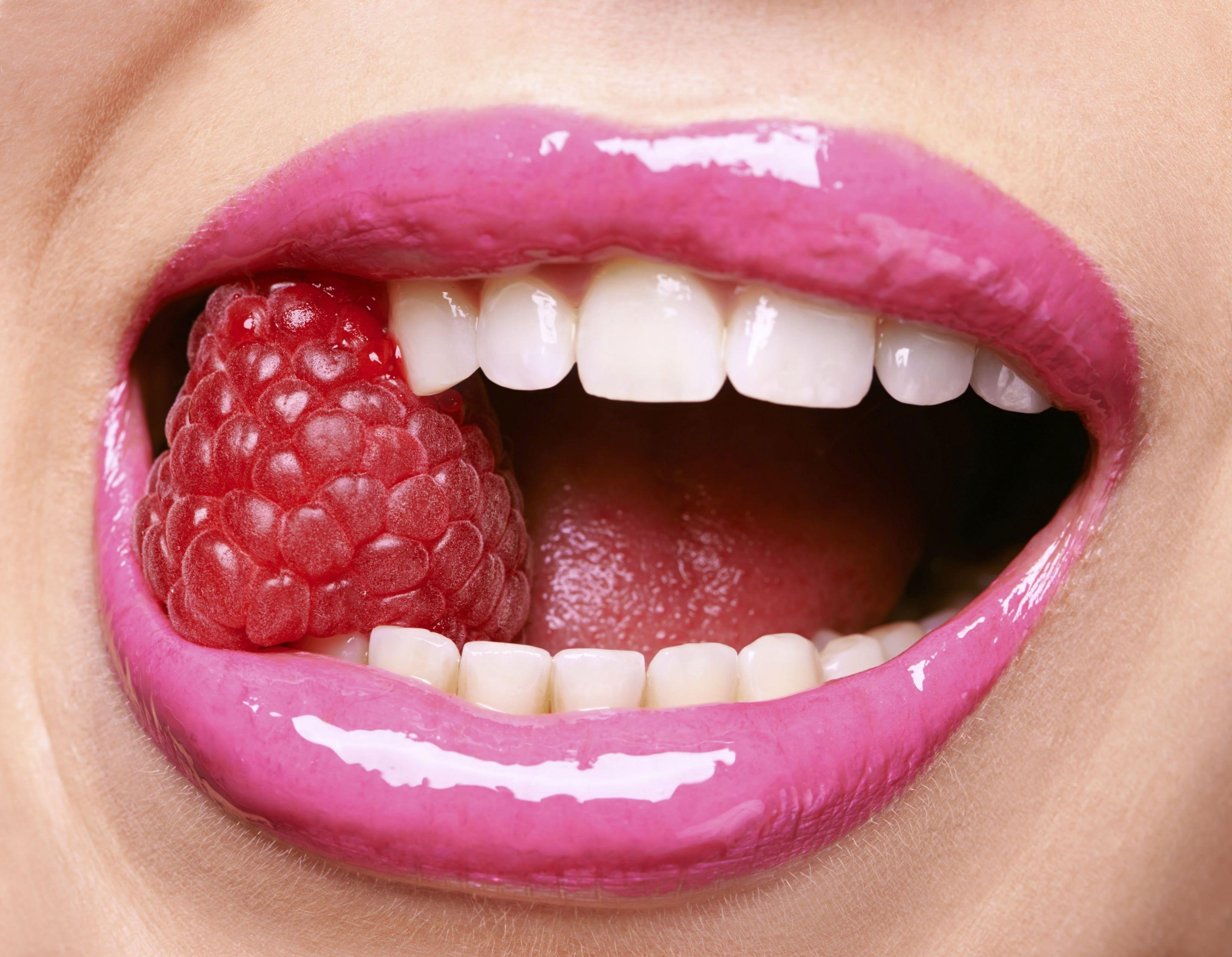 #lips, #fruit, #open mouth, wallpaper. People wallpaper