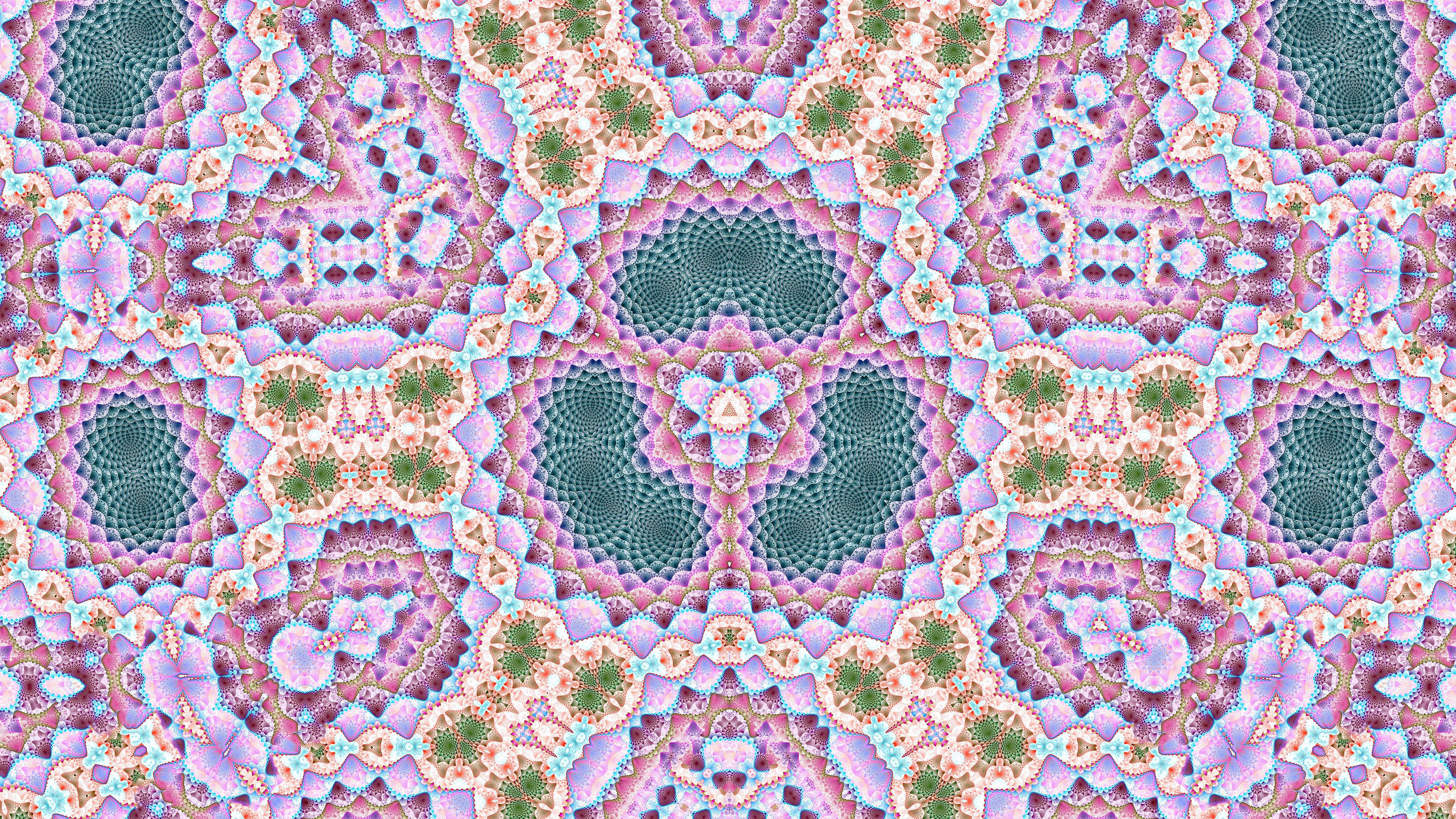 Fractal Kaleidoscope UHD 4K Wallpaper