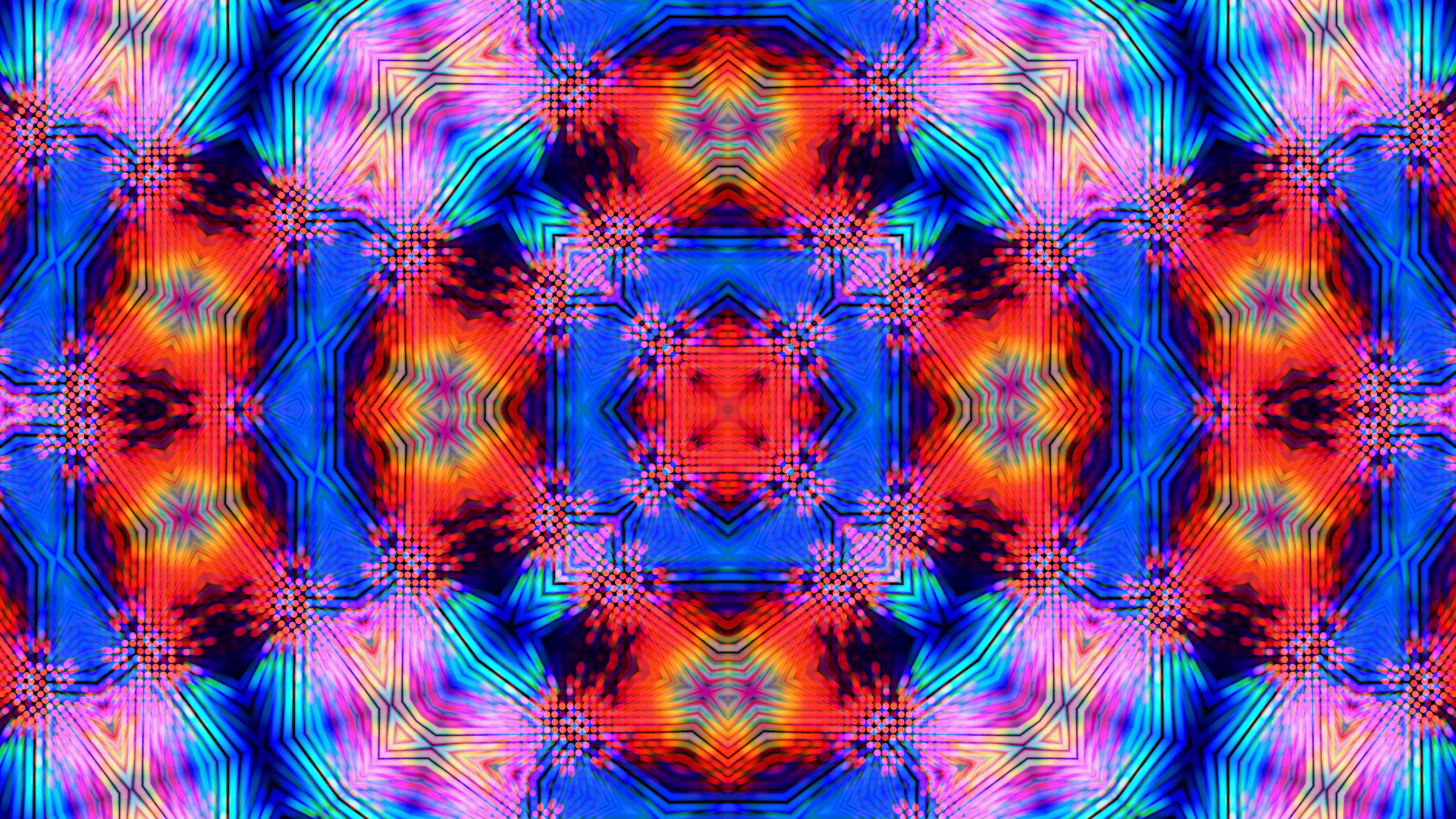 Wallpaper of Abstract, Colors, Digital Art, Kaleidoscope background